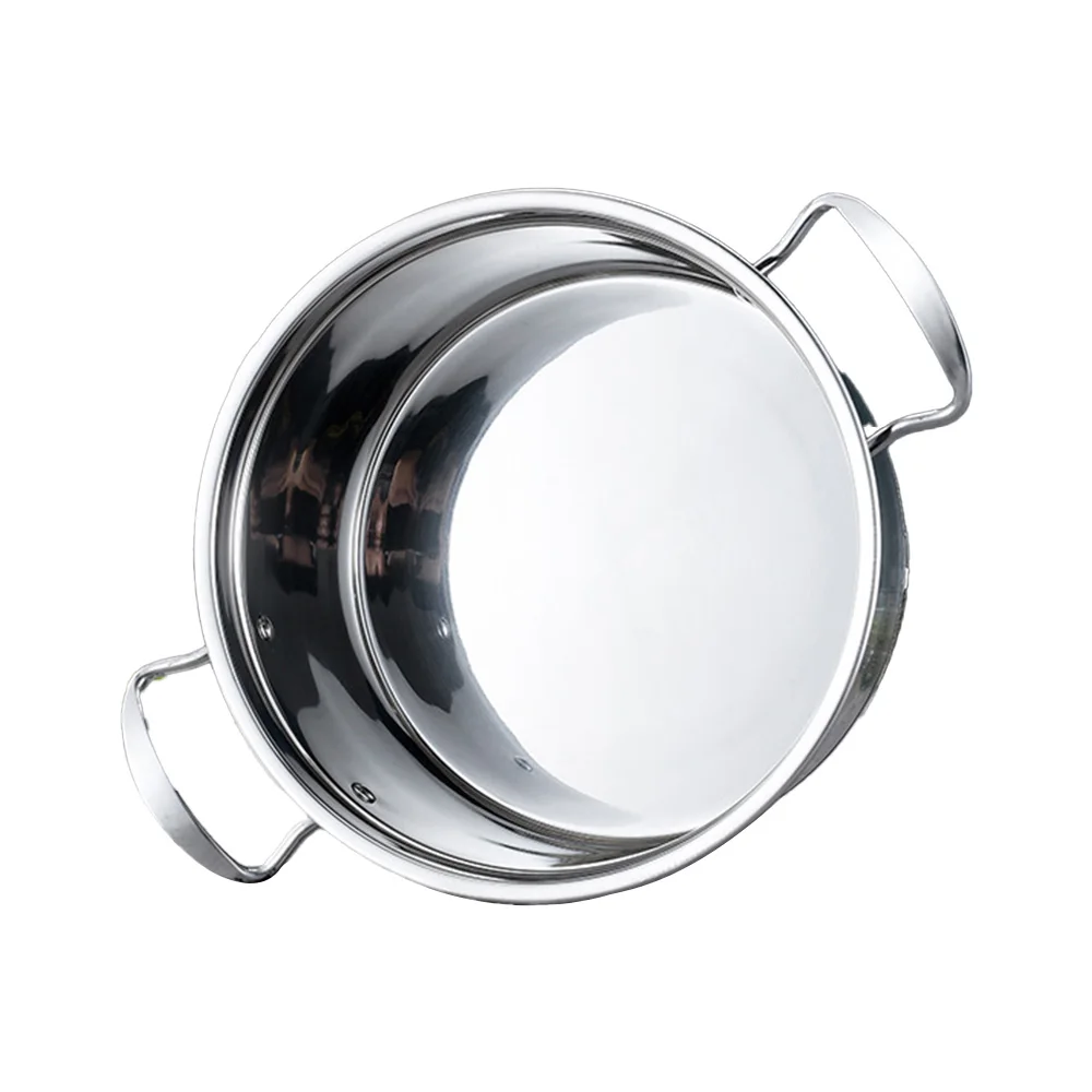 Factory Wholesale Stainless Steel Pot  Stock Soup Pot for Restaurant Hotel With Lid Home Cooking