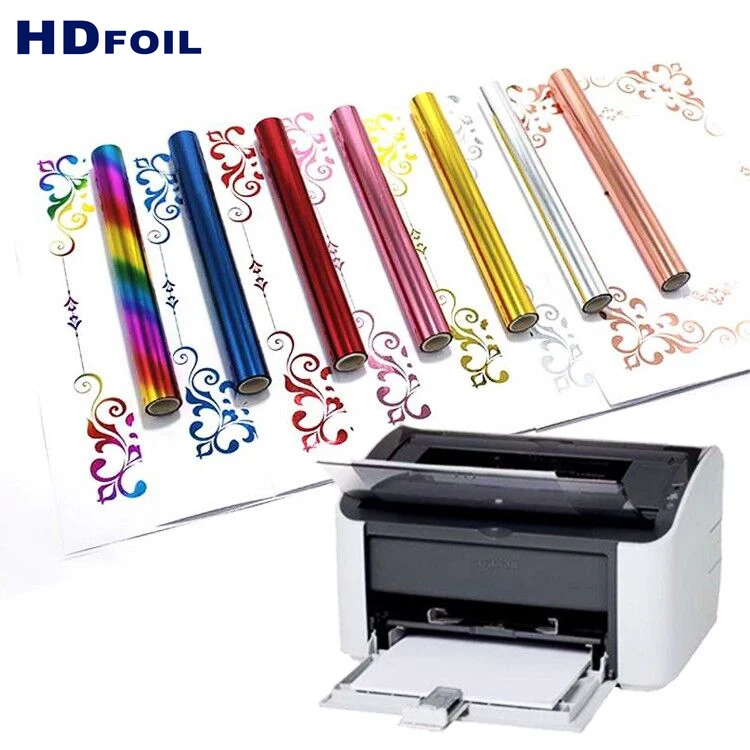 Digital Toner Transfer Method Rainbow Hot Sleeking Film