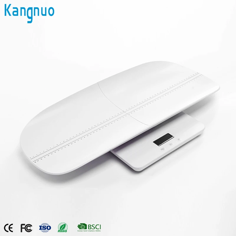 High Precision 100kg Foldable White Pet Measure Weight Blue Tooth Infant Electronic Weighing Digital Baby Scale