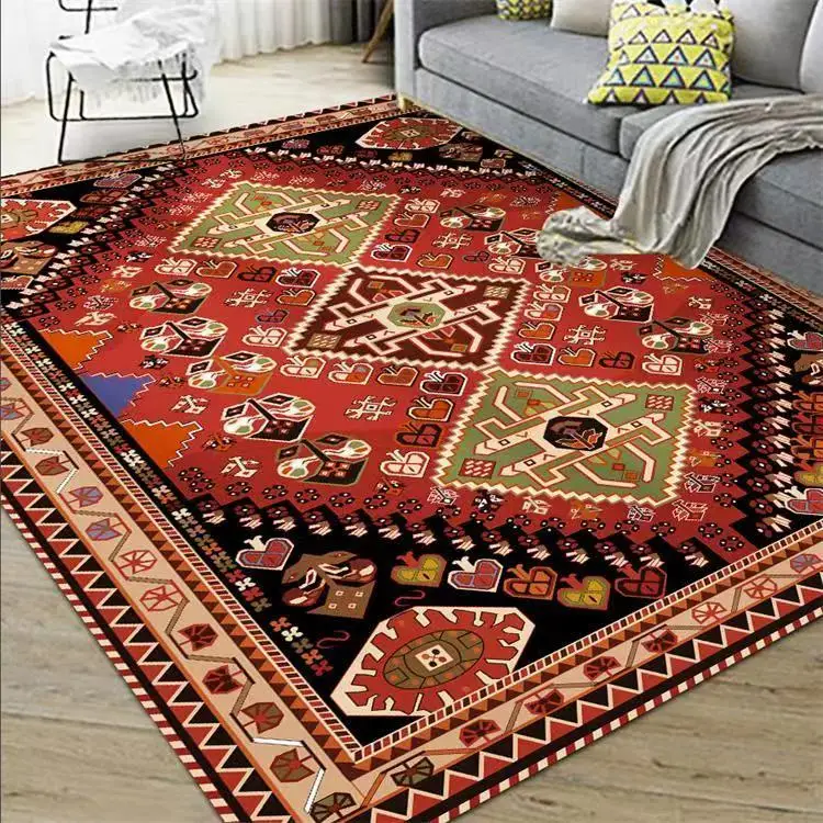 custom Marble design Large size 3m Vintage carpet Luxury Floor mat 3D Printed Abstract Living Room carpets and Rugs