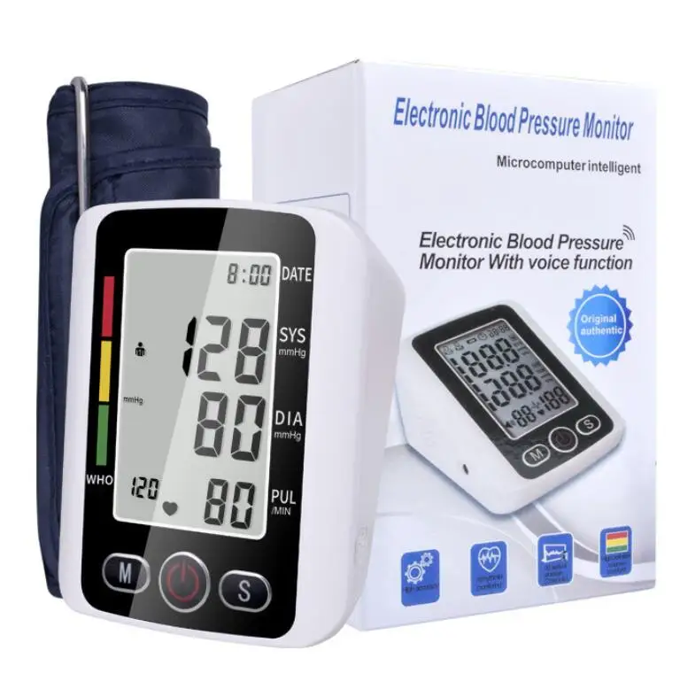new large LCD cheap price automatic portable upper arm type digital sphygmomanometer a bp meter digital blood pressure monitor