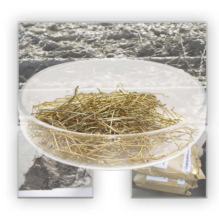 China Factory Hooked End Cold Drawn Micro Copper Coated Steel Fibre Concrete