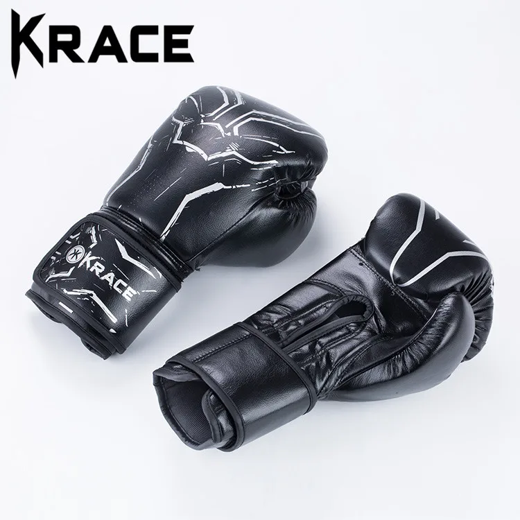 
Krace 2020 Wholesale Professional Manufacturer deodorizer womens Custom Leather Power Training kick Sports Boxing Gloves 