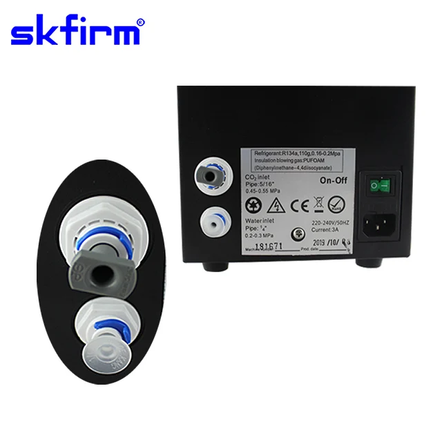 SUS sparkling water tap with sparkling drinking under counter water cooler