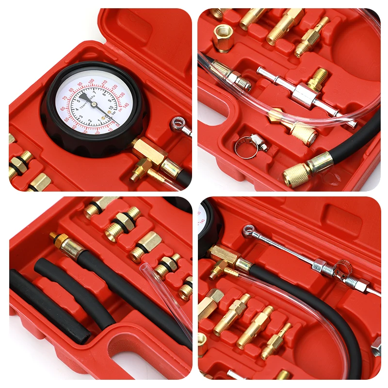 Universal Car Auto Repair Digital Diesel Fuel Pressure Gauge 140 psi Tester Kit