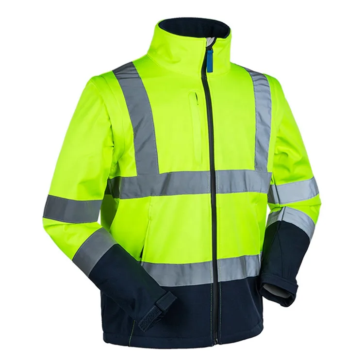 High Visibility Workwear Hi Vis Waterproof Jacket Reflective Safety Clothing Reflective Waterproof Jacket