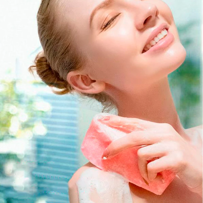 Custom Handmade Bath Soap Natural Perfumed Fragrance Foam Loofah Sponge Soap