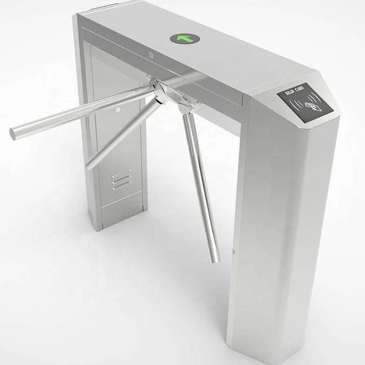 Secure Passage Portals Semi-automatic Electronic Tripod Turnstile With Latest Technology