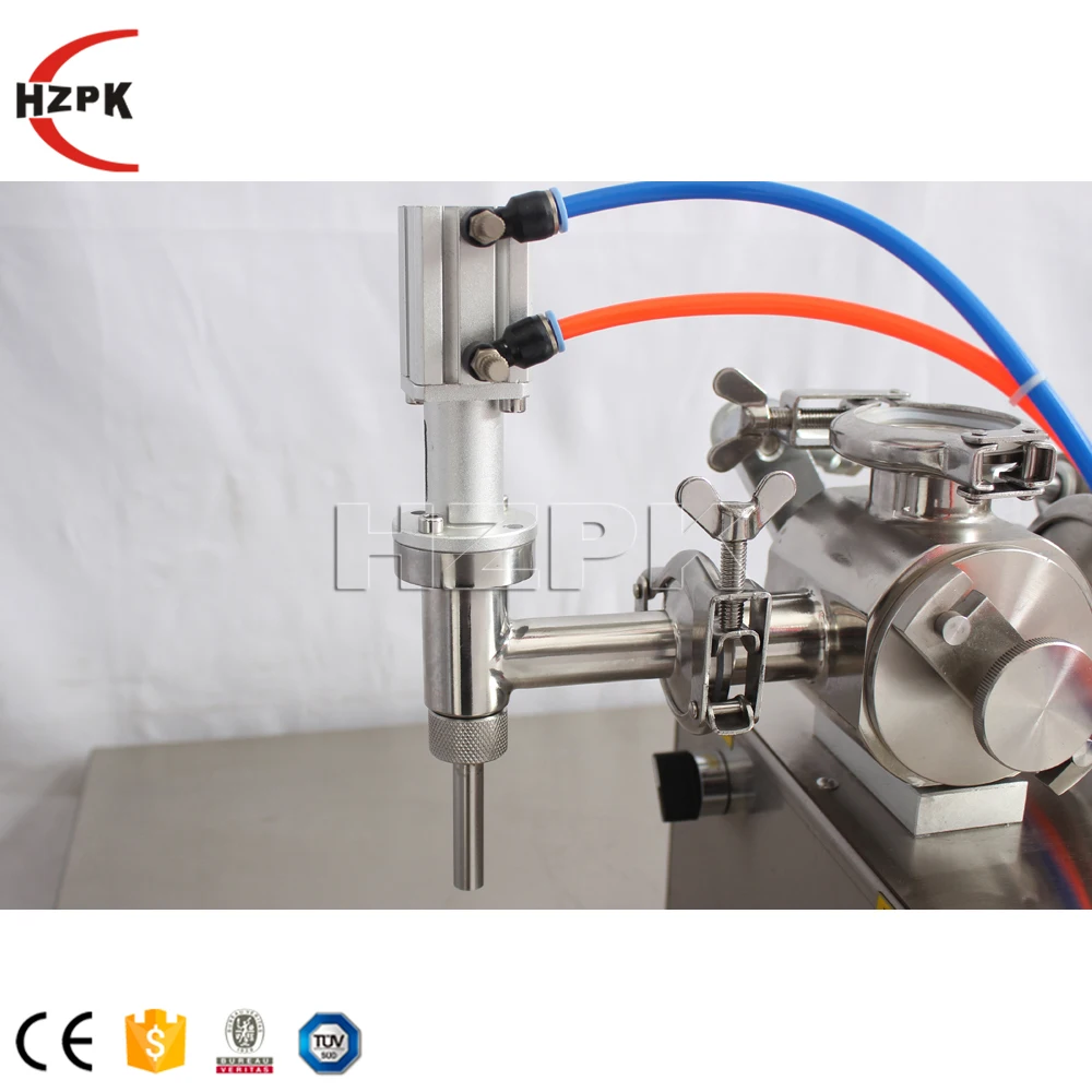 HZPK chili sauce peanut butter olive oil cream jars lubricant bottle filling machines small semi automatic
