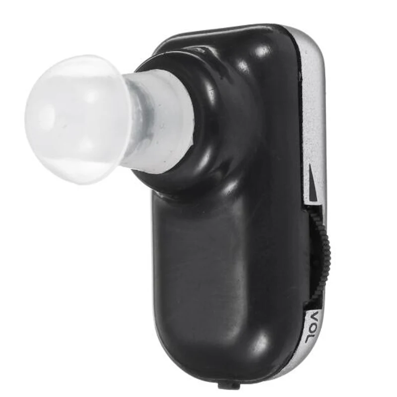 Clear Micro Plus Sound Amplifier Hearing Aid Assistance Adjustable Tone Battery Mini Volume Adjustable In Ear Aids for Old Deaf