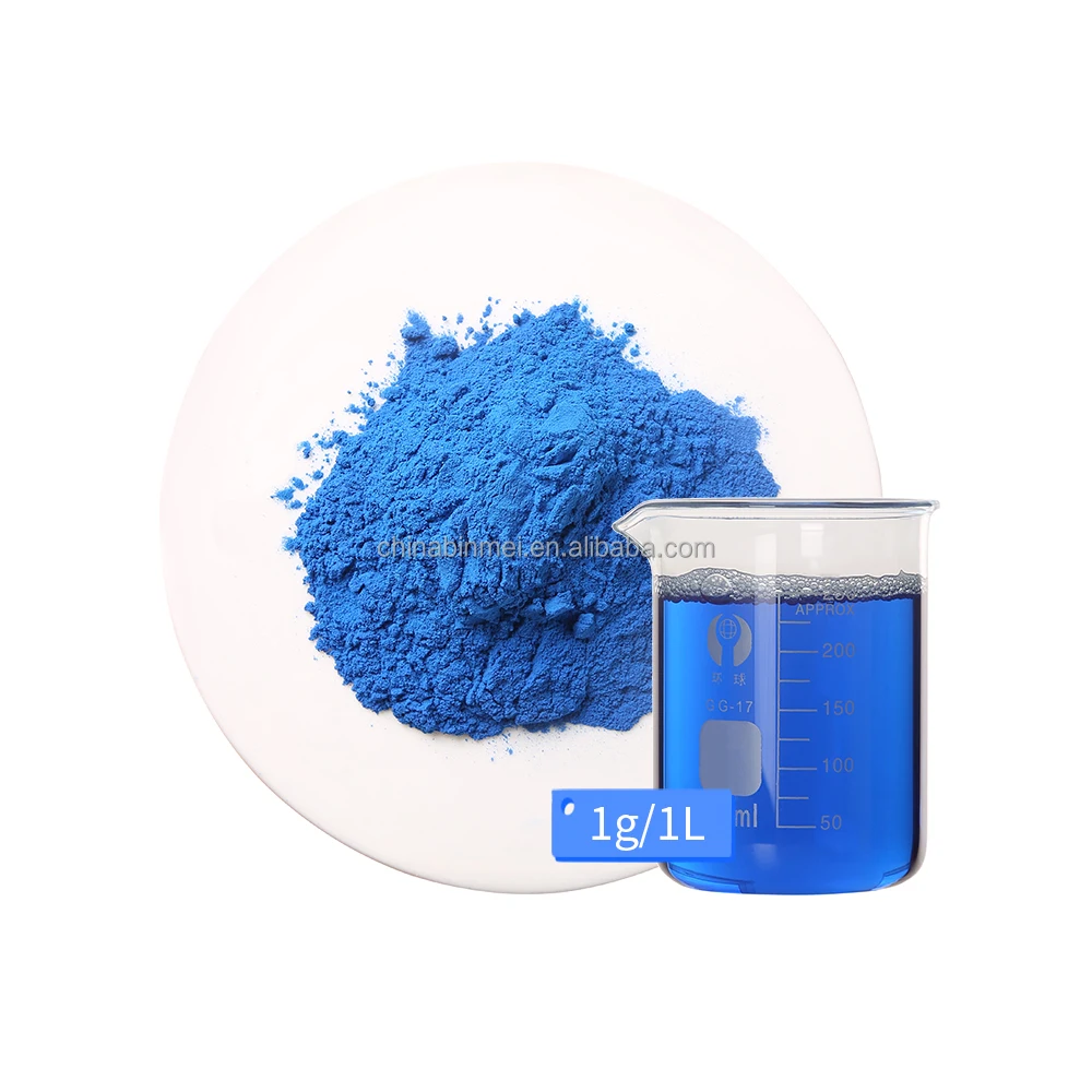 2021 Best Price natural blue spirulina phycocyanin powder E6,E10,E18,E25,E30,E40