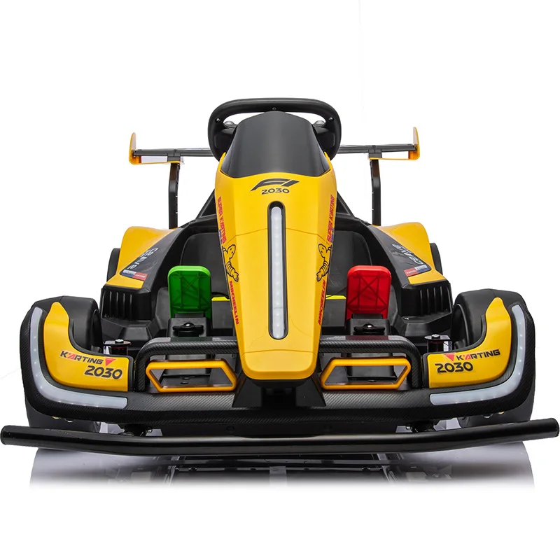 24V Dual drive big motor Business Street kids electric go-karting car/Go-Karts Adjustable Speed and Length adults can ride karts