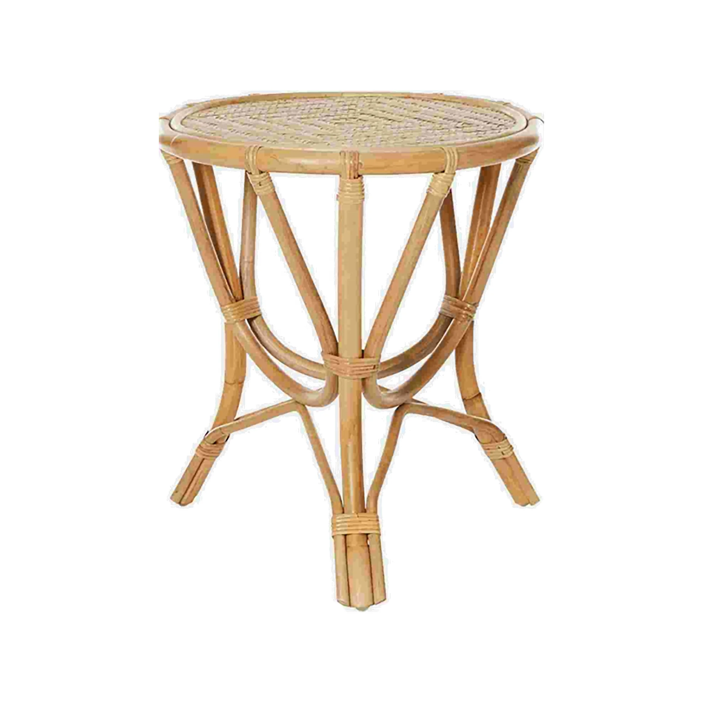 Best Quality Atharwa Coffee Table with The Best Quality of Rattan with Natural Brown For Home Furniture