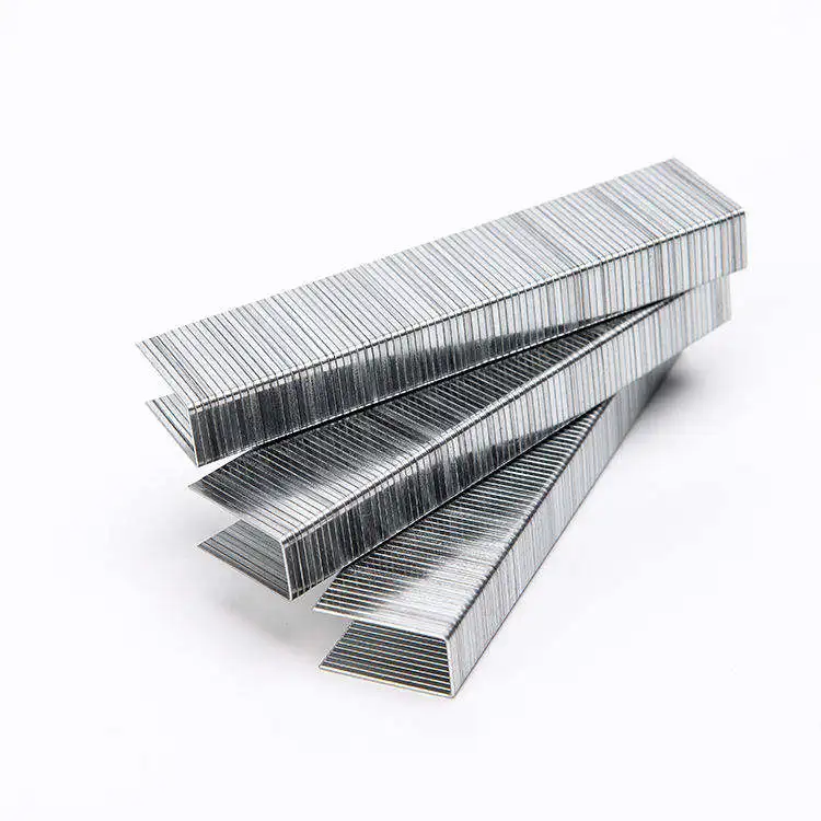 Top Fasteners Galvanized Staples 10J Series Staples in silver colour 10 Industrial Staple