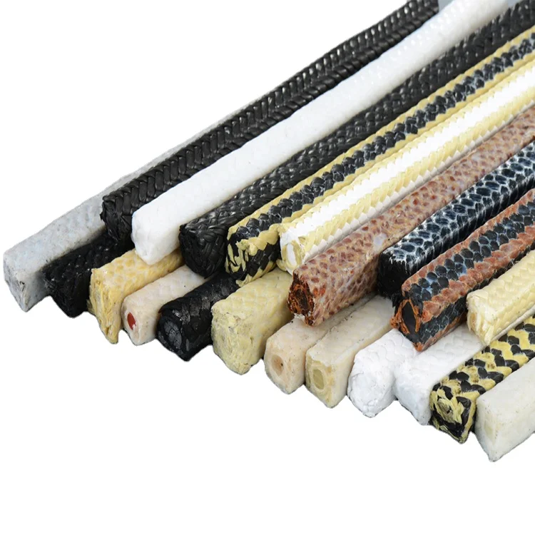 
High quality durable using various pump seal globe valve cotten greased gland packing 