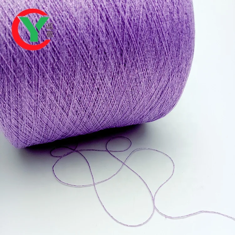 
factory sale acrylic blend yarn twisted gold metallic for knitting sweater / metallic blend fancy yarn 