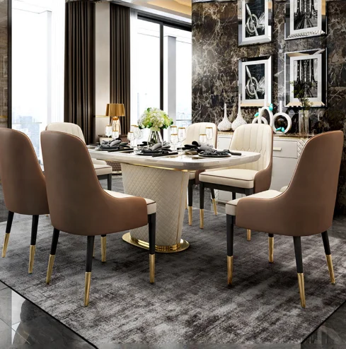 AJJ WH031Modern simple Nordic designer club interior decoration Hotel table side cabinet full set of furniture