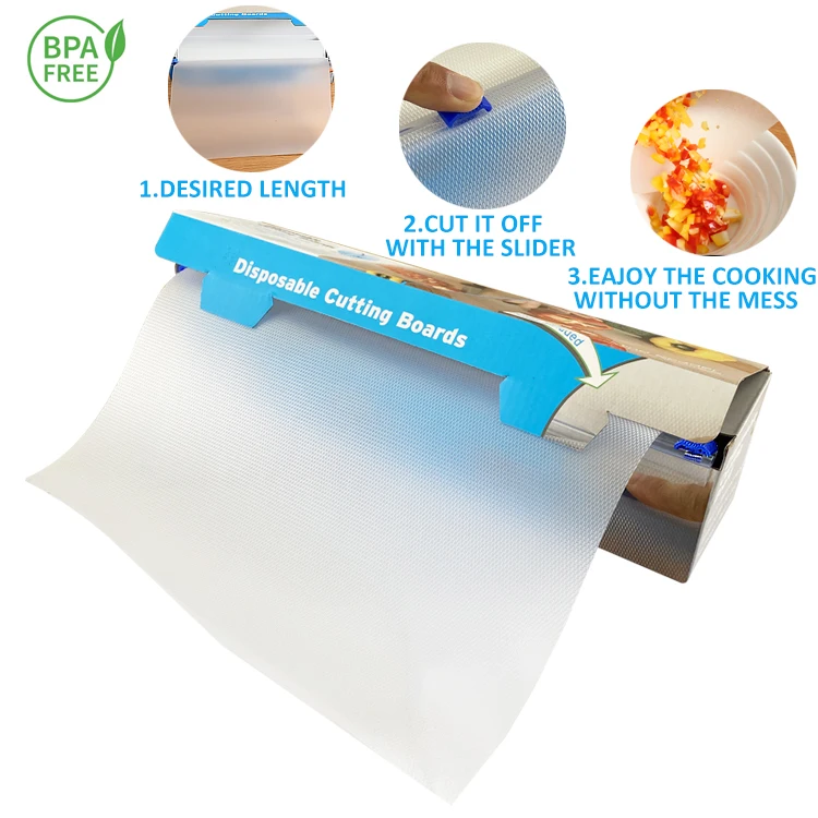 Пластиковая одноразовая разделочная доска