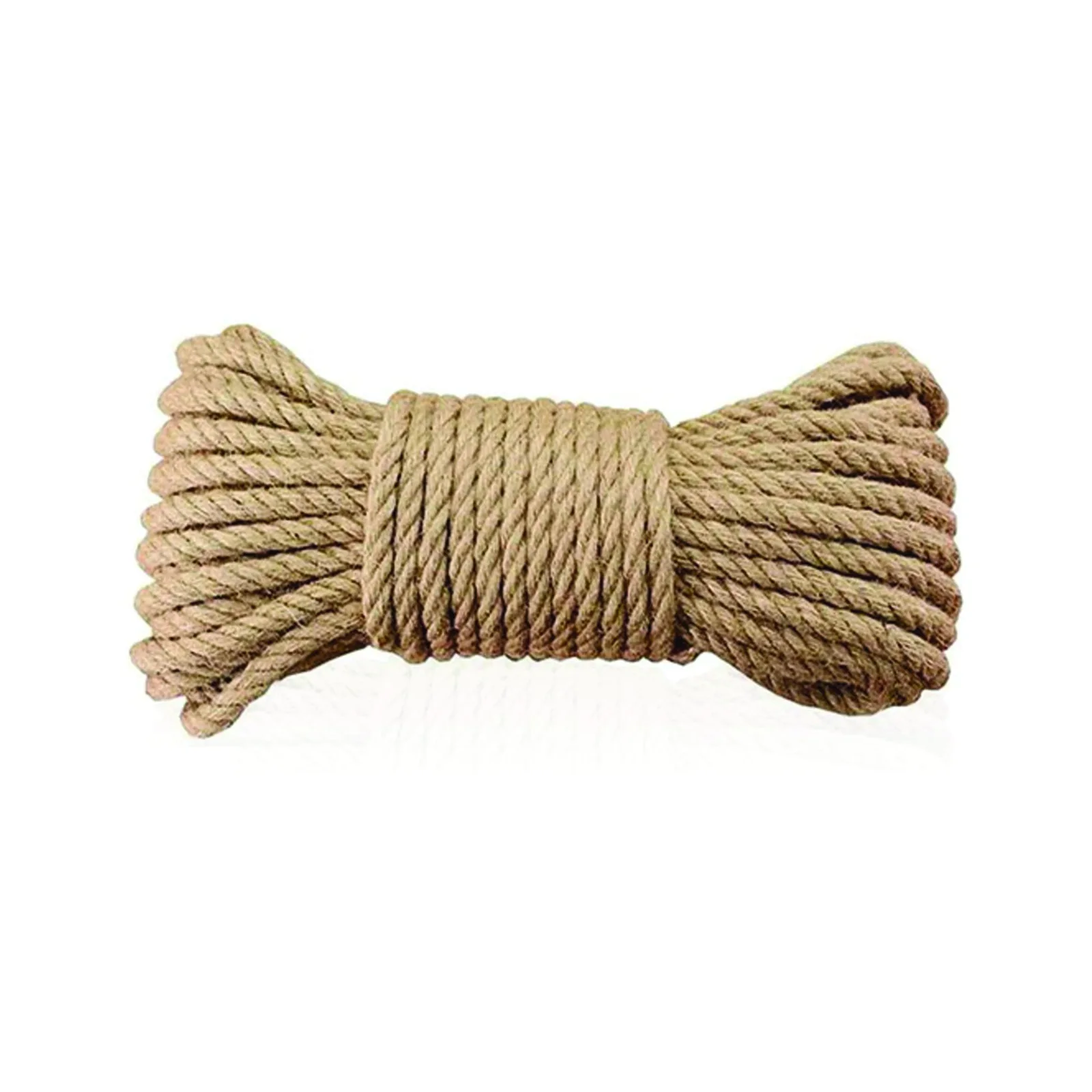 Wholesale Price Packaging Rope Natural Custom Design High Quality Twisted Jute Ribbon Jute Hemp Sisal Jute Rope From Bangladesh