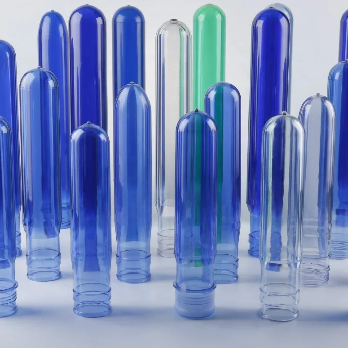 Manufacturer  transparent snap neck plastic water PET bottle or preform