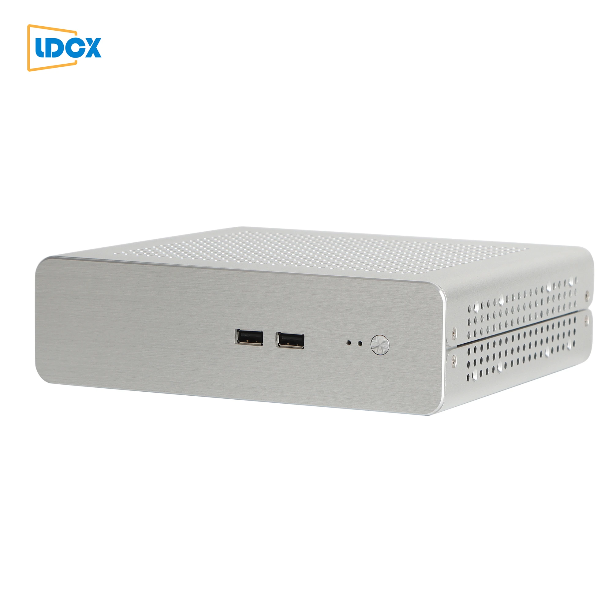 
LDCX G60S all aluminum ITX chassis Mini PC desktop custom mini itx case 