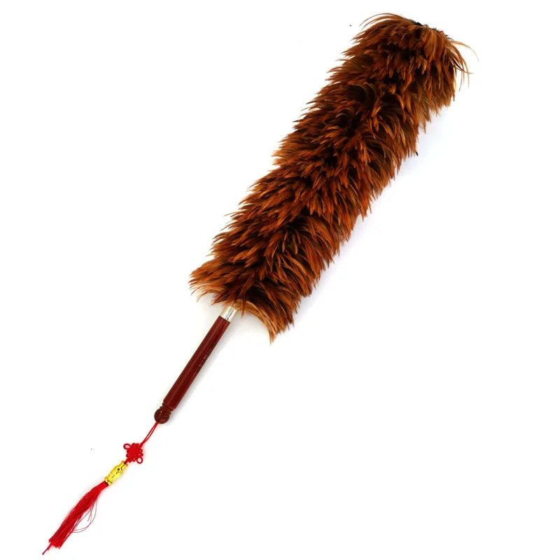 wholesale thick feather chicken Feather duster for home cleaning