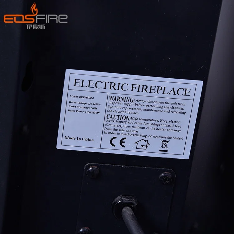 Remote control electric fireplace fire like wood burning stoves