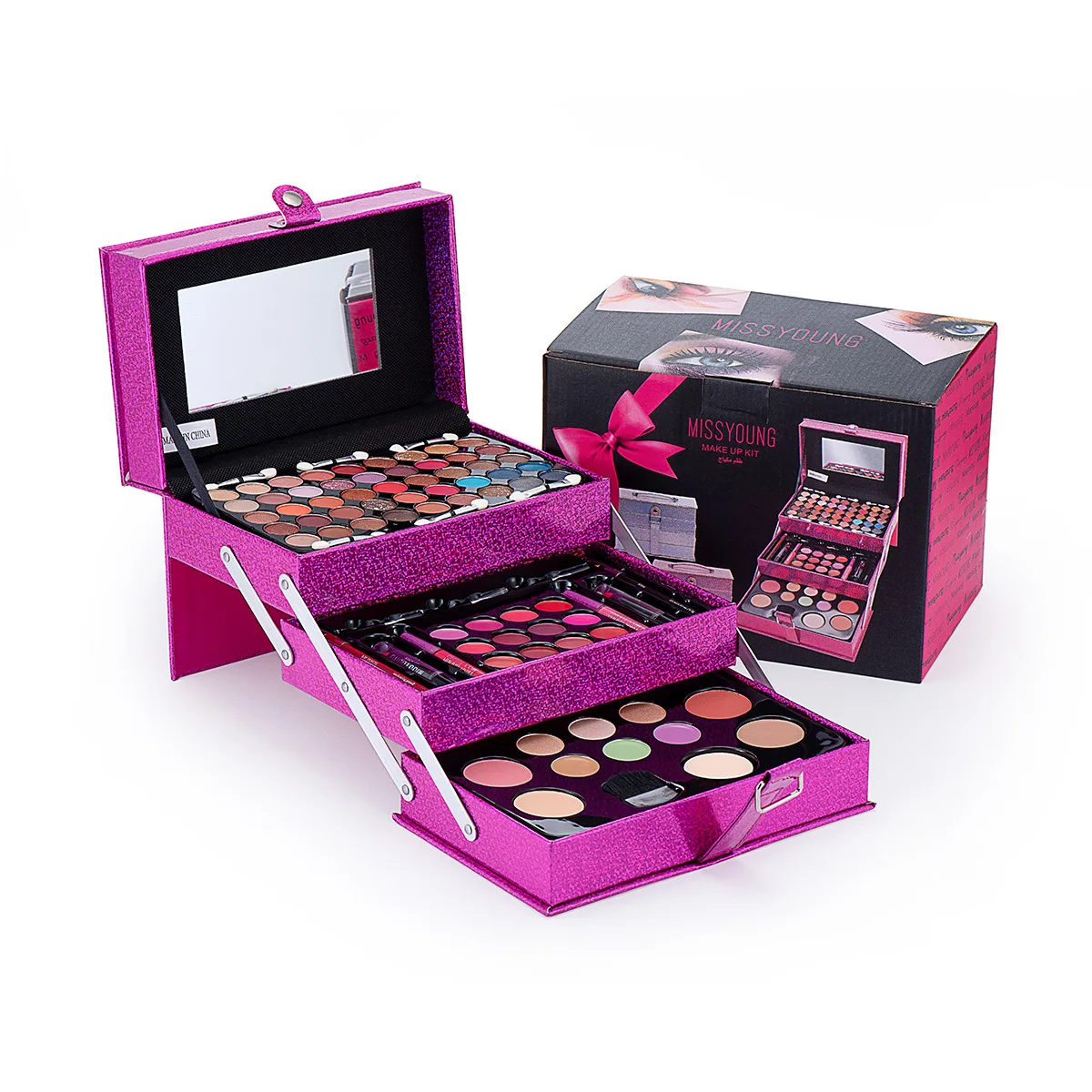 Foreign trade cosmetics the latest high-end makeup set beauty makeup gift set eyeshadow lip gloss on sale