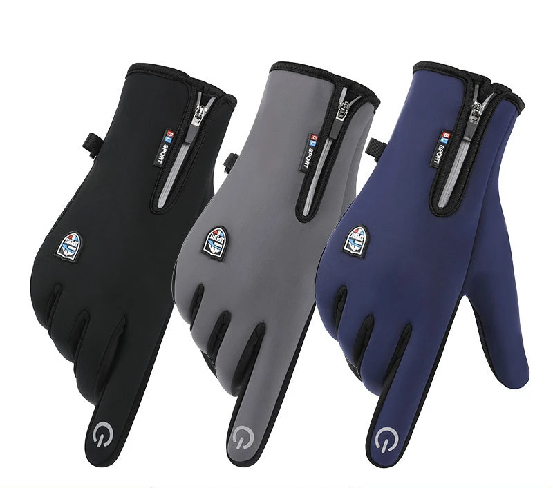 Ski Gloves Leather Snowboard Warm Winter Hot sale Of   Winter Anti -Slip Warm Touch Screen Gloves For Outdoor Ski Gloves
