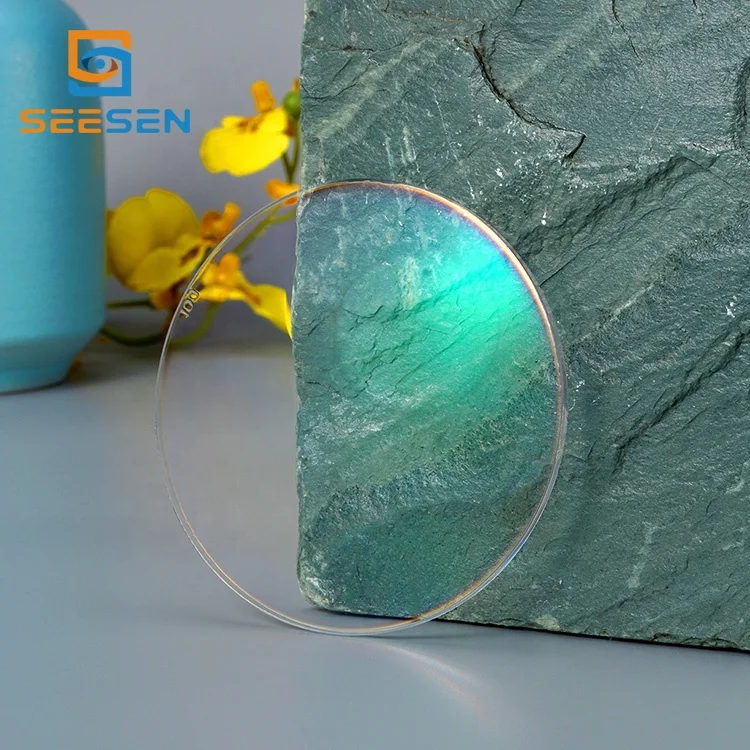 1.59  PC round top bifocal hard and ar coating HMC eyeglasses prescription lenses RT-28 eyewear lens