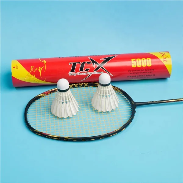 TCX5000/hot selling philippine market Xp2 Silver badminton shuttlecock same as TCX5000 badminton shuttlecock