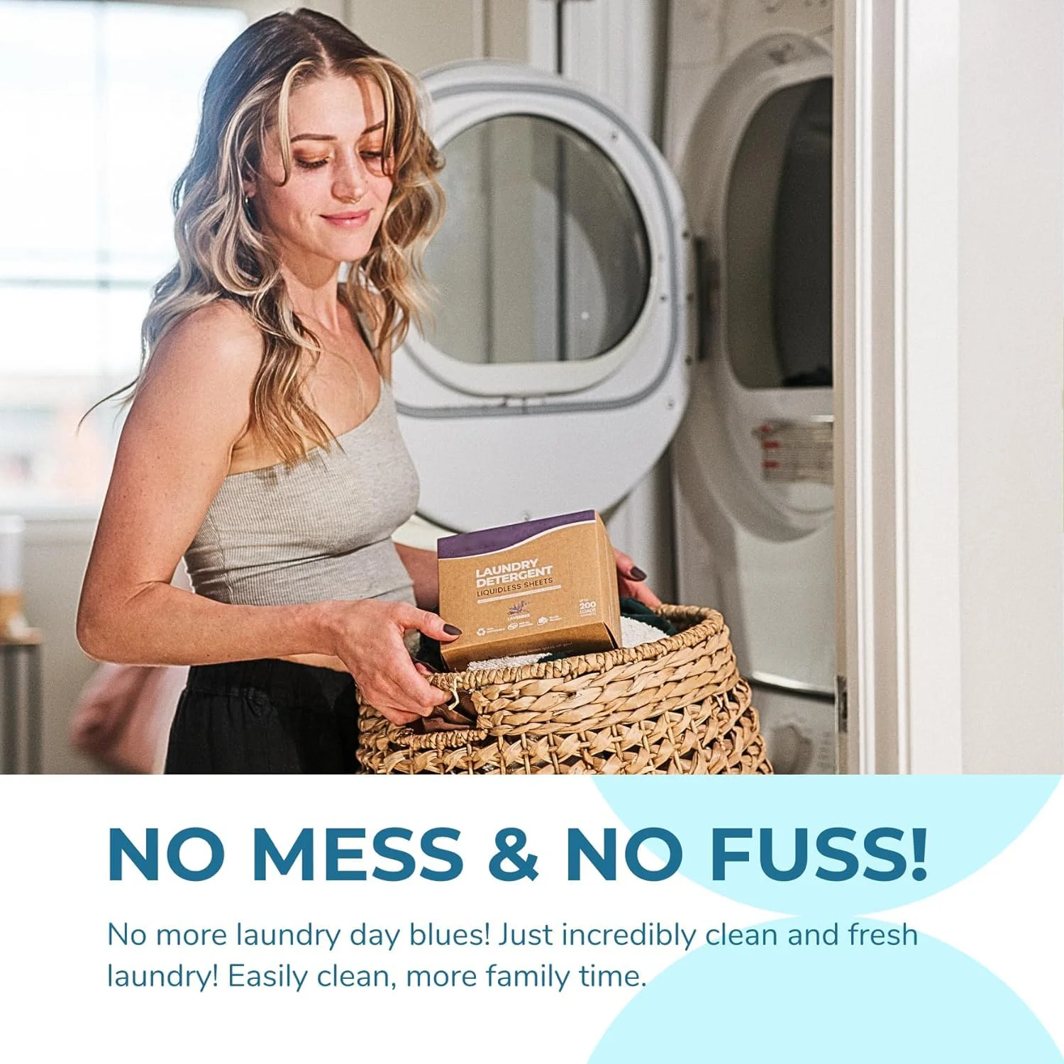 New on Sale Enzyme Lavender Plant Travel Eco-Friendly Laundry Strips Washing Powder Laundry Cleaning Liquid