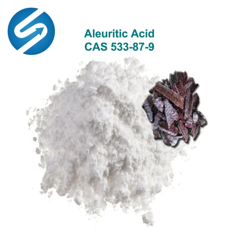 High purity 98% Aleuritic Acid CAS 533-87-9 Aleuritic Acid CAS No.:533-87-9 Shellac Aleuritic Acid CAS 533879