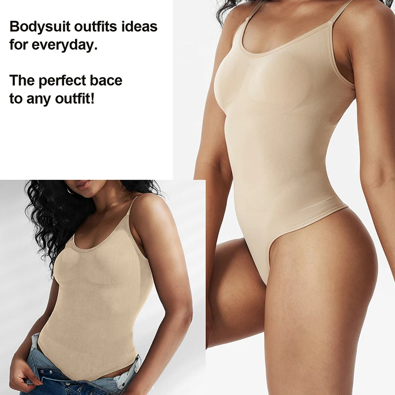Bodysuit Faha Shapewear Seamless Body Shaper For Women Tummy Control