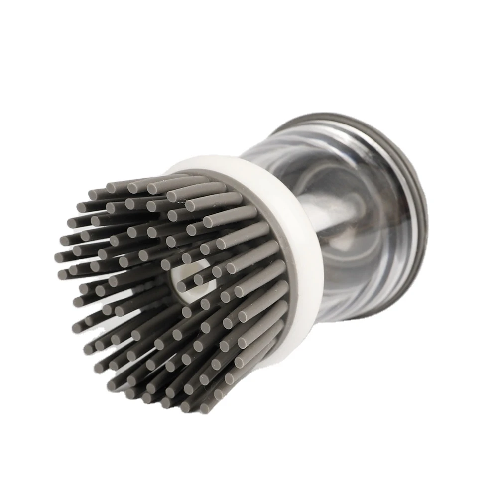 pan pot tpr bristle washing cleaning soap dispensing dish brush