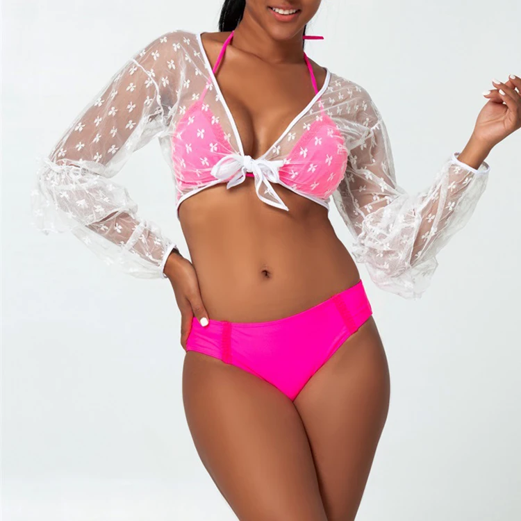 
Women Swimsuit Bikini Swimwear Solid Swimming Suit Separate Female Bathing Suit Bikinis 