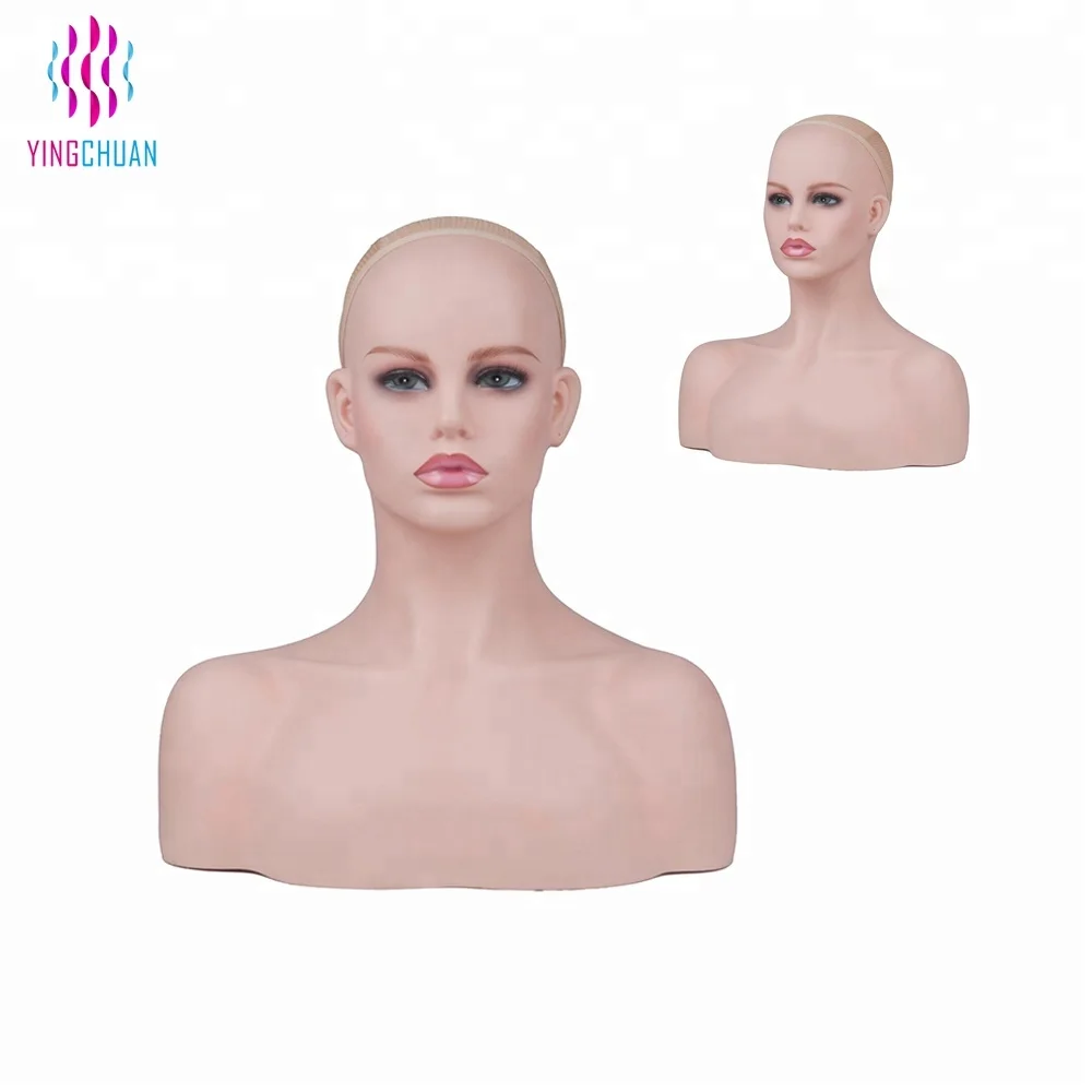 Female African mannequin head for wigs