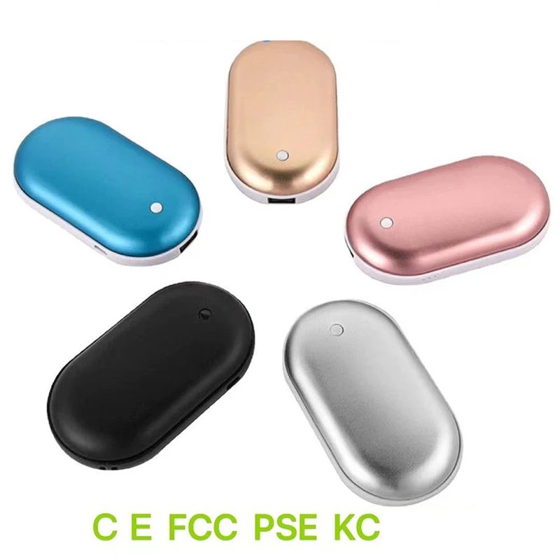 hand warmer Power bank 2-in-1 Double sided hot winter portable hand warmer charger