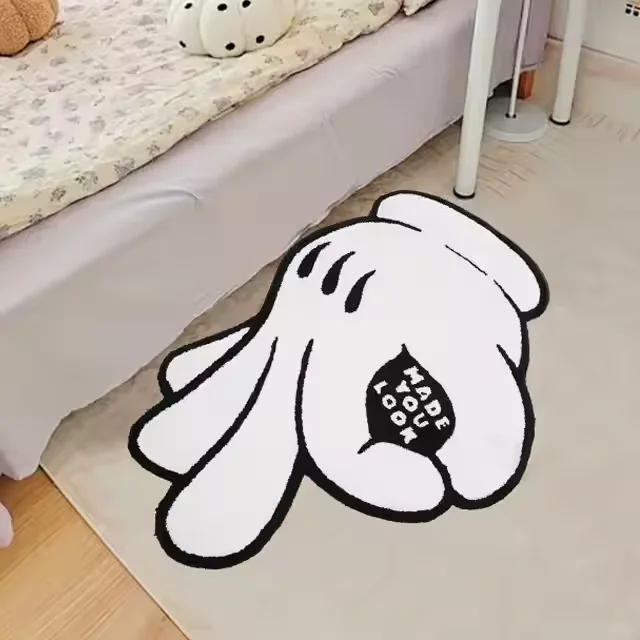 OEM Design 3D Handmade Tufted Wall Hanging Custom Die Cut Hand Tufted Carpet Area Rugs Shaped Rug