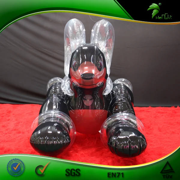 Squeaky Inflatable Houndoom Hongyi Custom Inflatable Cartoon Animals Animation Air Character