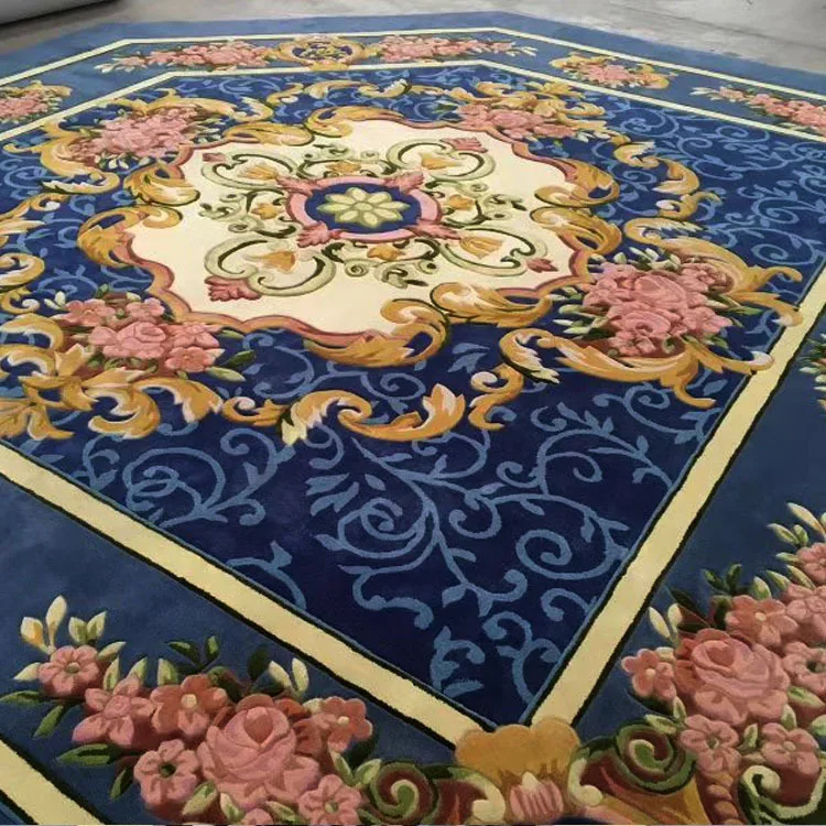 Floor Mat Wool Living Room Carpet Colorful Wall-to-wall Carpet Natural Handmade Domestic Whole Wool Modern Rectangle Medium Pile