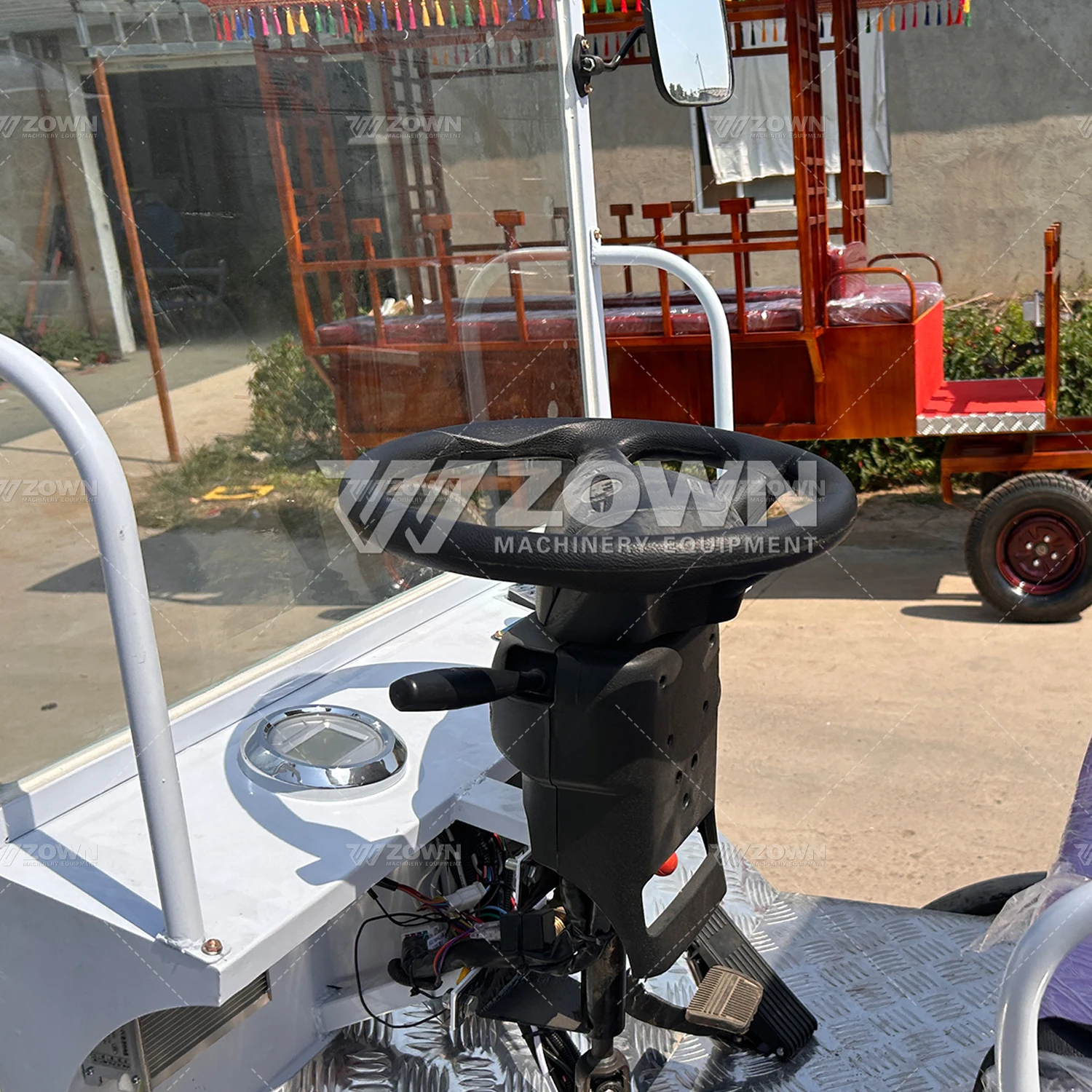 Special Wedding Style Horse Carriage Park Sightseeing Cart for Sale Wheeled Vehicle Used for Special Transportation