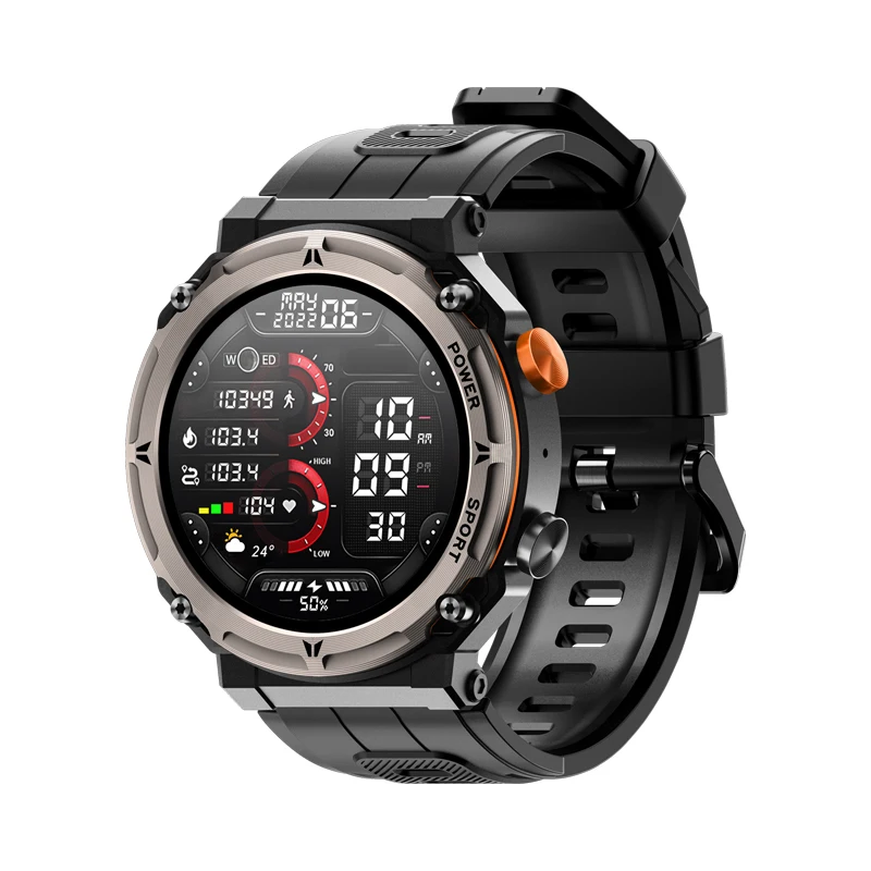 C21Pro Смарт-часы 2024 уличные спортивные IP68 1 атм водонепроницаемые 410 мАч для мужчин BT call Модные Новое поступление C21PRO 100 + часы