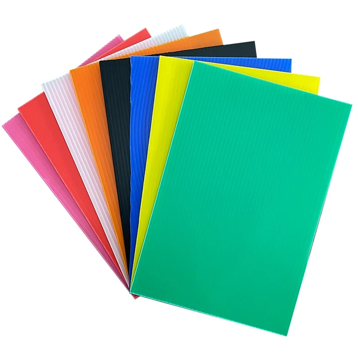 Customizable Color Floor Protection Corrugated Plastic Cutting Board