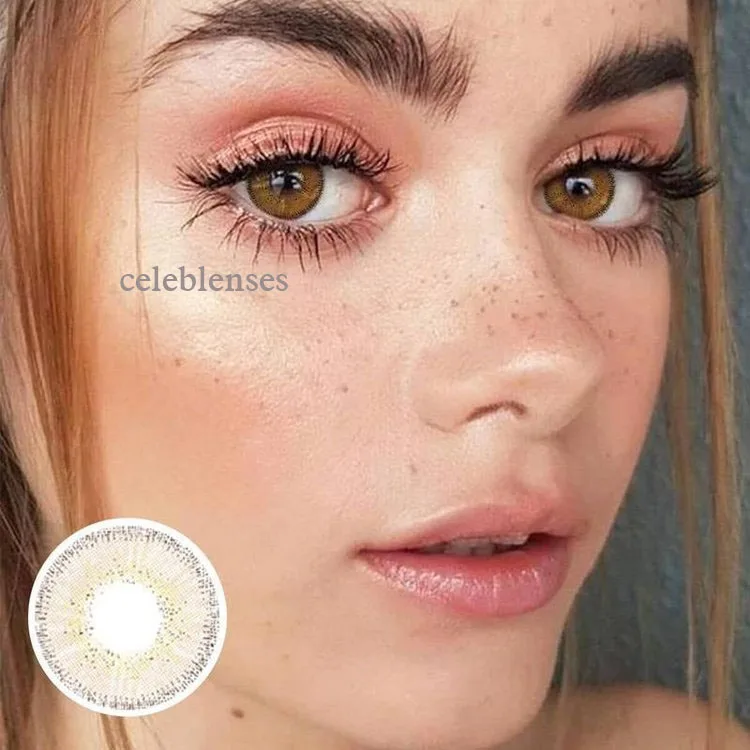 Rich girl customized box and colors contact lenses 2022 hot sale yearly wholesale colored contact lens