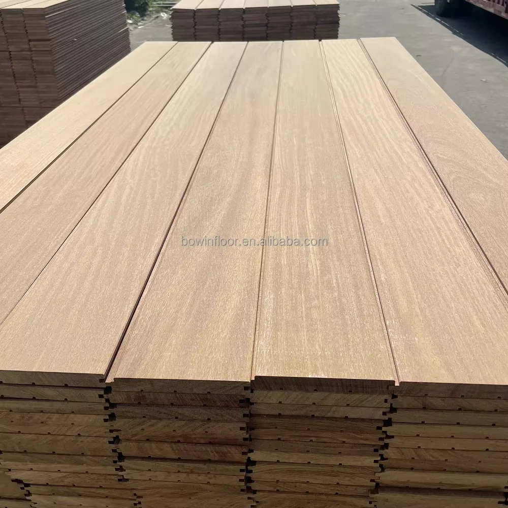 Shiplap Section Natural Brazilian Teak Outdoor Wood Cladding