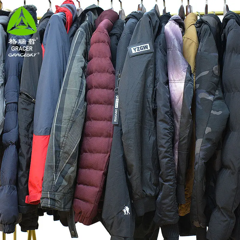 Autumn Winter Used Clothing Bale Women Worsted Cotton Jacket Bales Of Second Hand Clothes Bulk Coats