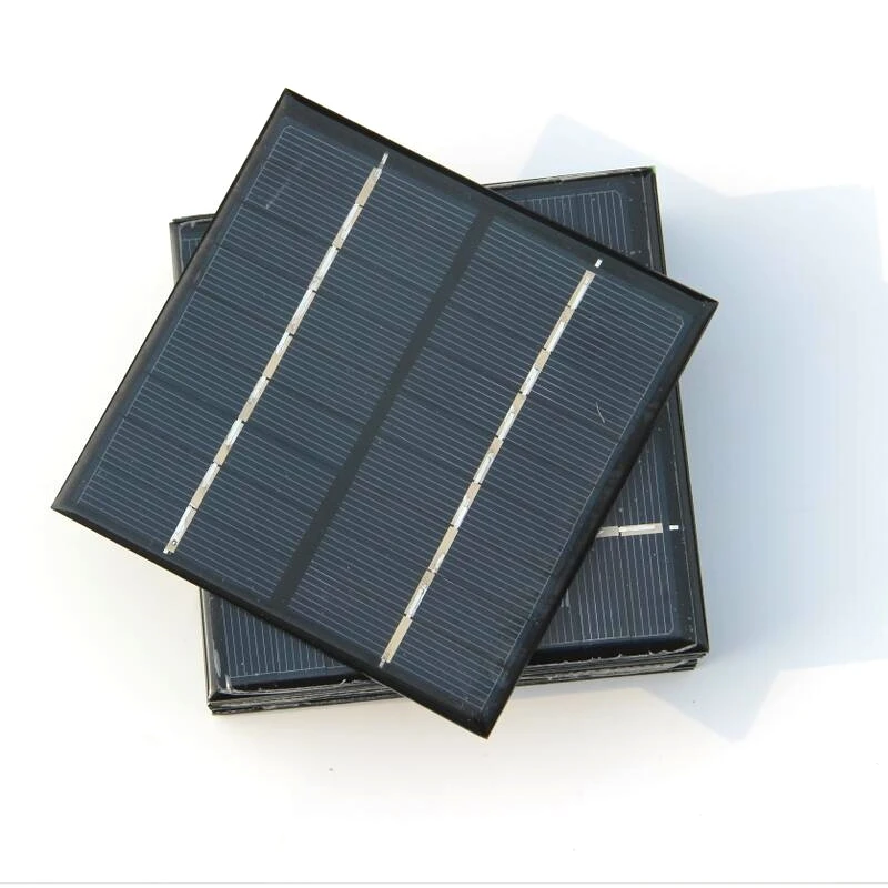 2W 9V Solar Cell Polycrystalline Silicon Solar Panel Easy DIY Small Solar Power System 115*115*2mm