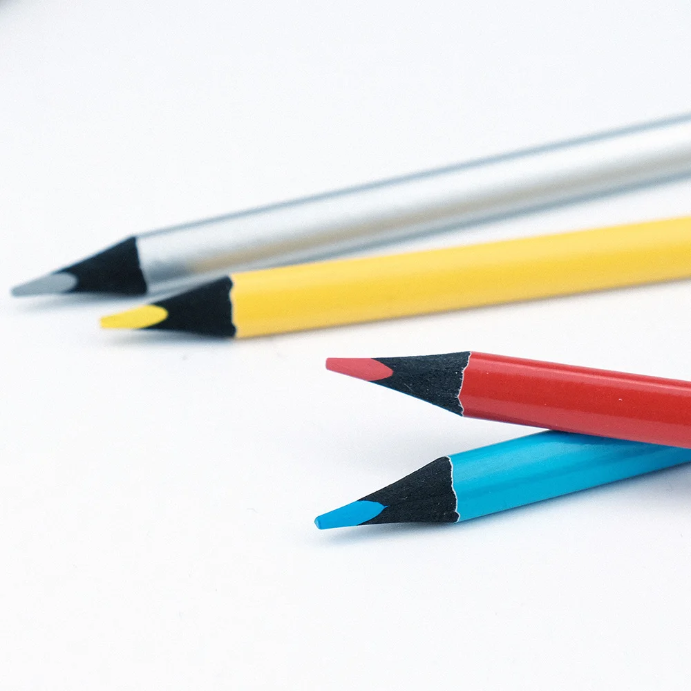 Cheap Eco-friendly Bulk Color Pencil Natural Wood Colored Pencil Set Customization