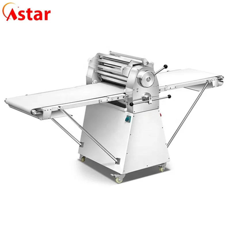 Commercial Kitchen Bakery Equipment Standing Type Pastry Dough Sheeter